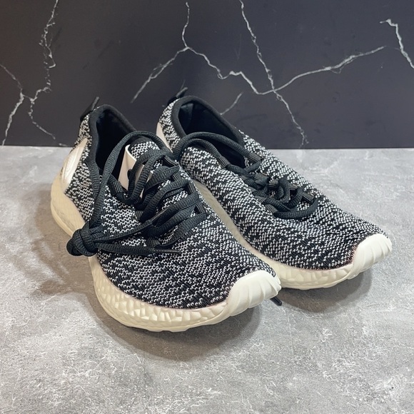 Tiosebon Shoes - Tiosebon Knitted Running Shoes Black Size 7.5m